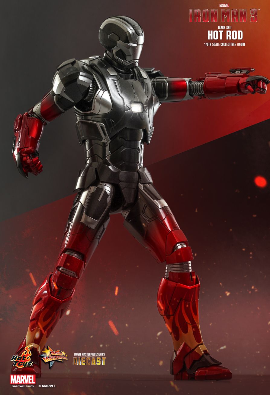 Hot Toys : Iron Man 3 - Hot Rod (Mark 