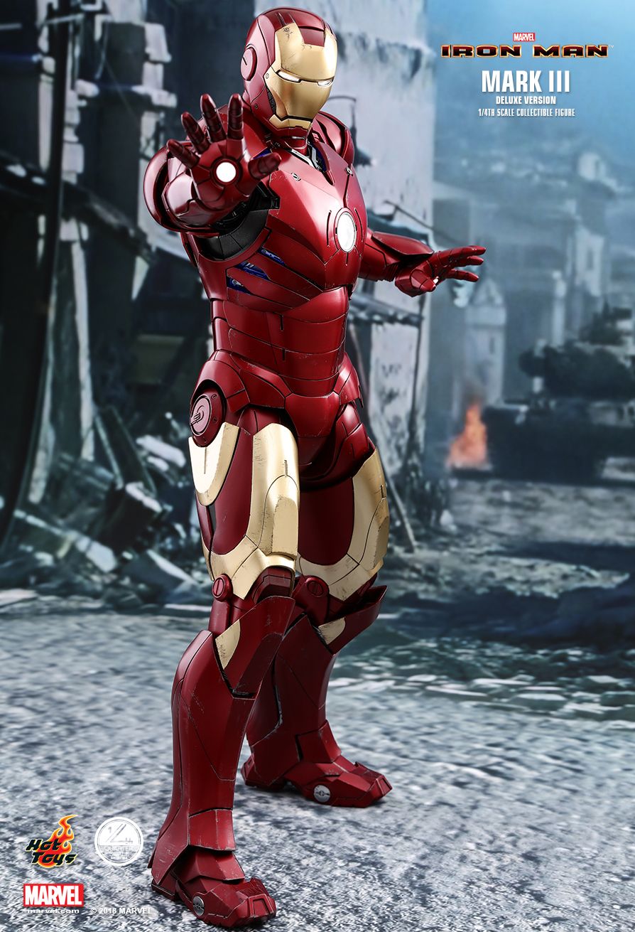 Hot Toys : Iron Man - Mark III (Deluxe 