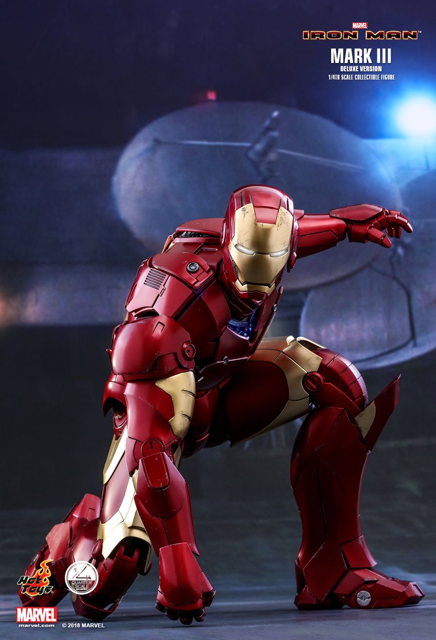 Hot Toys : Iron Man - Mark III (Deluxe 
