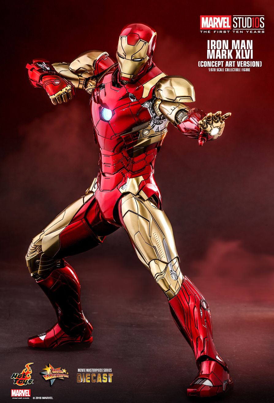 hot toys iron man mark xlvi concept art version