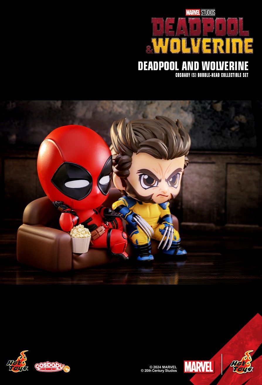 Hot Toys : Deadpool & Wolverine - Deadpool & Wolverine Cosbaby (S ...